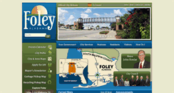 Desktop Screenshot of cityoffoley.org