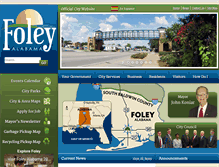 Tablet Screenshot of cityoffoley.org